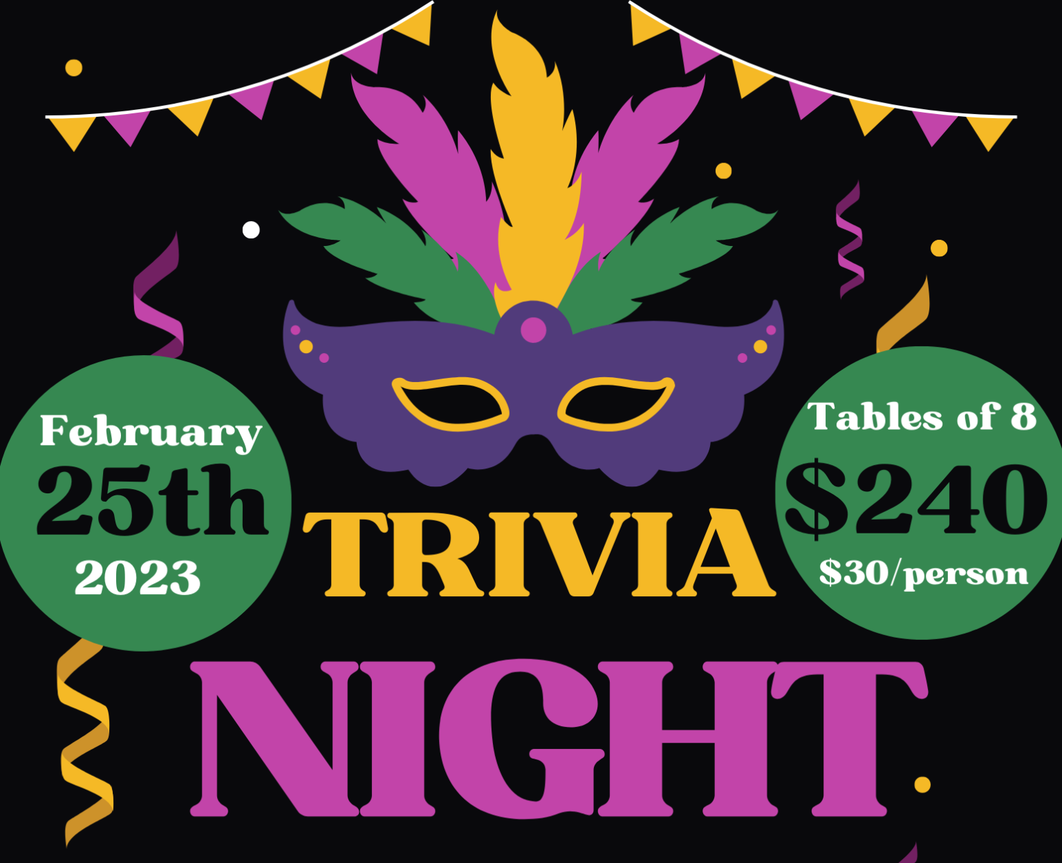 Trivia Night, February 25th, 2023 - Pathways to Independence